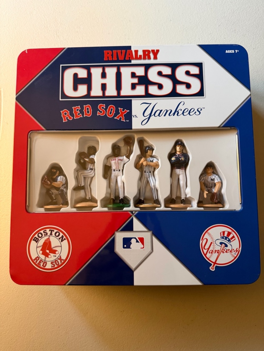Rivalry Chess Game - Boston Red Sox vs. NY Yankees Collector Set